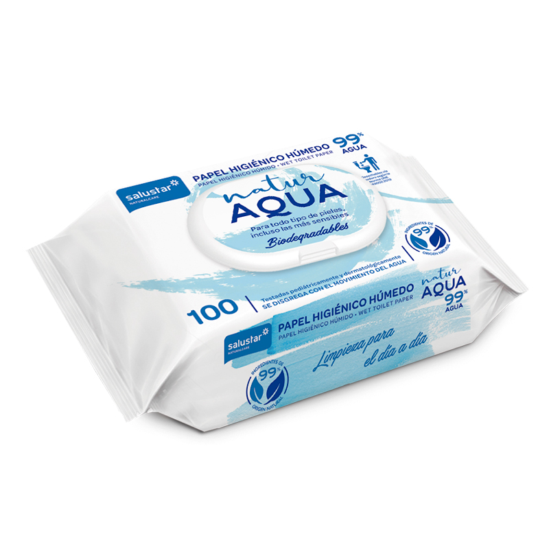 Papel higiénico húmedo para WC Toalé - Caja con 24 paquetes. –